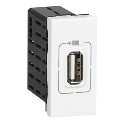 Фото Розетка Usb 1мод. Біла
